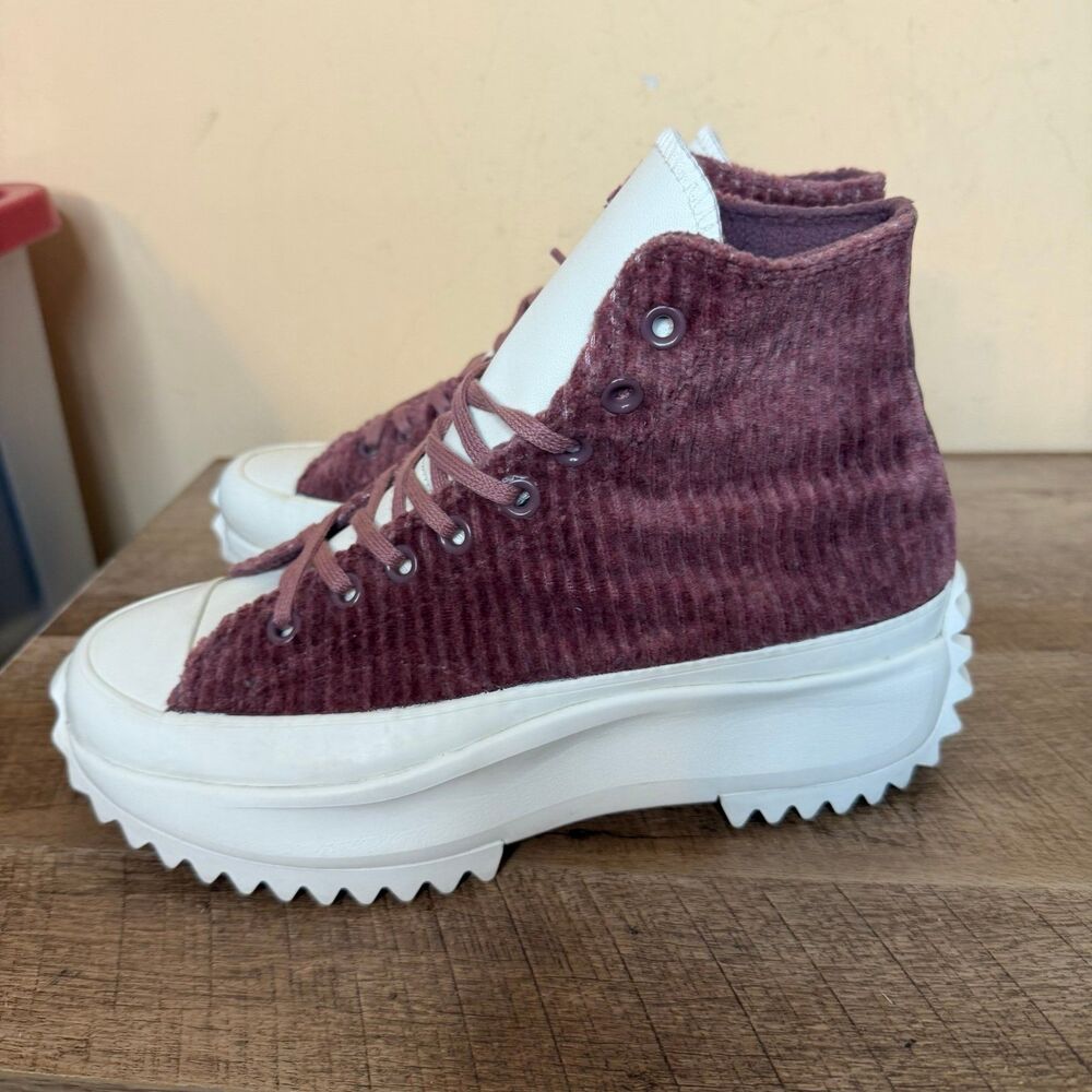 Converse Women’s 8.5 Run Star Hike Utility Chunky Platform Sneakers shoes - Picture 5 of 8